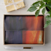 Nautical Jumping Dolphins Oranje Ocean Sunset Tissuepapier (Geschenk)