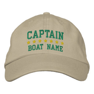 Nautical Kapitein Your Boat Name Khaki Pet