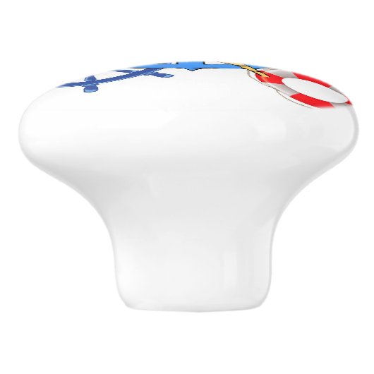 Nautical Keramische Knop (Zijkant)