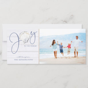 Nautical Kerstfeest Joy Rustic Holiday Foto