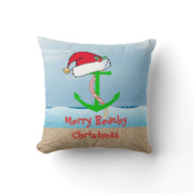 Nautical Kerstmis Pillow
