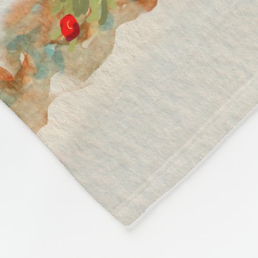 Nautical Kerstvuurtoren Vleece Blanket Fleece Deken (Hoek)