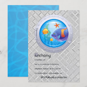 Nautical Kids Birthday Kaart