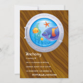 Nautical Kids Birthday Kaart (Voorkant)