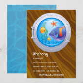 Nautical Kids Birthday Kaart (Voorkant / Achterkant)