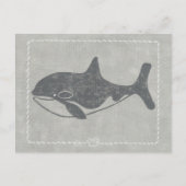 Nautical Killer Whale Briefkaart (Voorkant)
