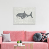 Nautical Killer Whale Canvas Afdruk (Insitu (Woonkamer))