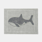 Nautical Killer Whale Deurmat (Voorkant)