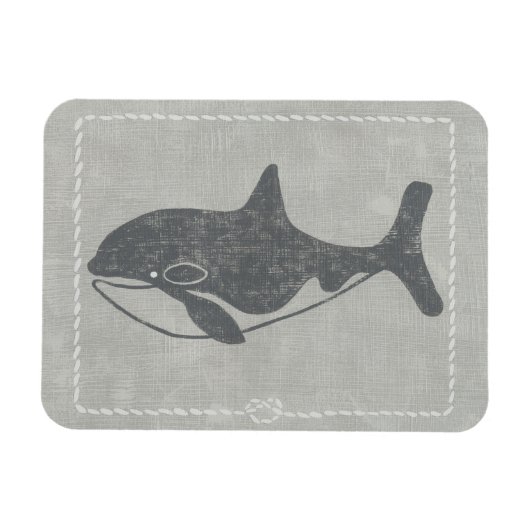 Nautical Killer Whale Magneet (Horizontaal)
