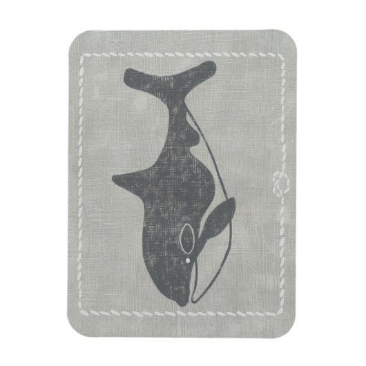 Nautical Killer Whale Magneet (Verticaal)