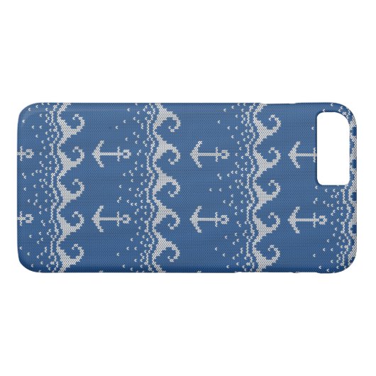 Nautical Knit Pattern Case-Mate iPhone Case (Achterkant (Horizontaal))