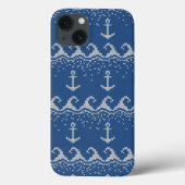 Nautical Knit Pattern Case-Mate iPhone Case (Achterkant)