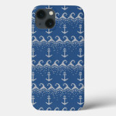 Nautical Knit Pattern Case-Mate iPhone Case (Achterkant)