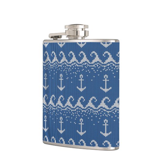 Nautical Knit Pattern Heupfles (Links)