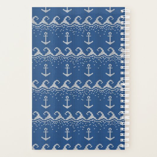 Nautical Knit Pattern Planner (Achterkant)