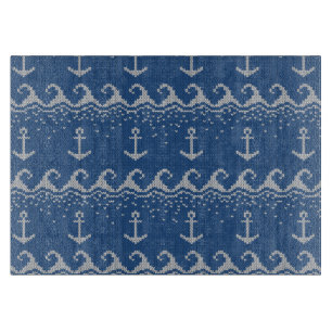 Nautical Knit Pattern Snijplank