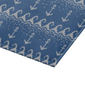 Nautical Knit Pattern Snijplank (Hoek)