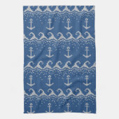 Nautical Knit Pattern Theedoek (Verticaal)