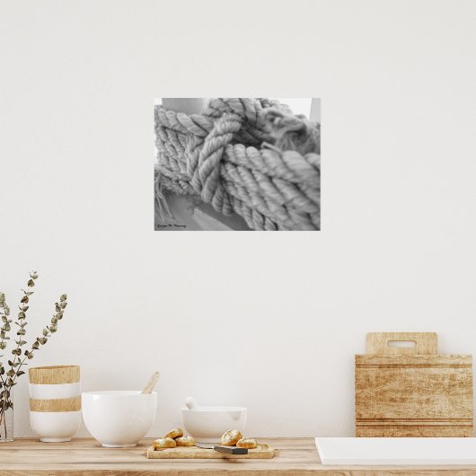 Nautical Knot #1 Poster (Keuken)