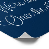 Nautical Knot Choose Seat Not Side Sign Poster (Hoek)