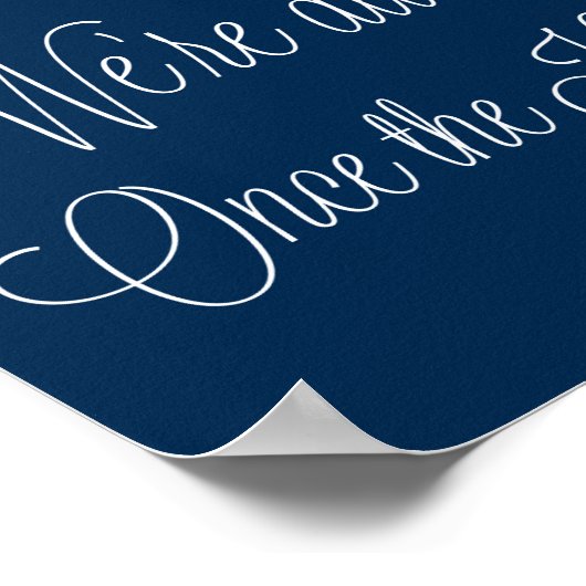 Nautical Knot Choose Seat Not Side Sign Poster (Hoek)