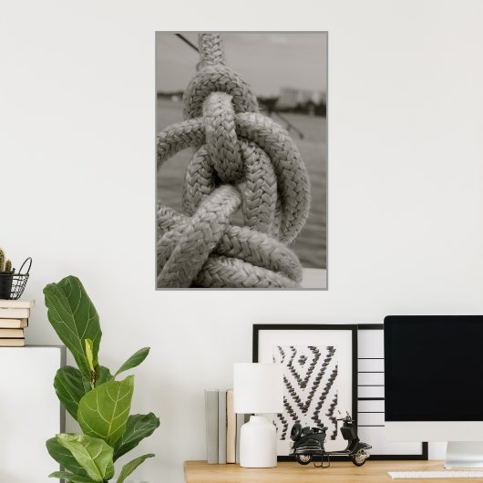 Nautical Knot Poster (Thuiskantoor)