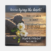 Nautical Knot Sailors Save the Date Magnet (Voorkant)