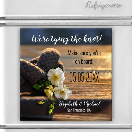 Nautical Knot Sailors Save the Date Magnet