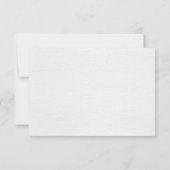 Nautical Knot Wedding RSVP Card Kaartje (Achterkant)