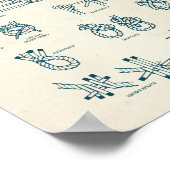 Nautical Knots and Splicks Chart Poster (Hoek)