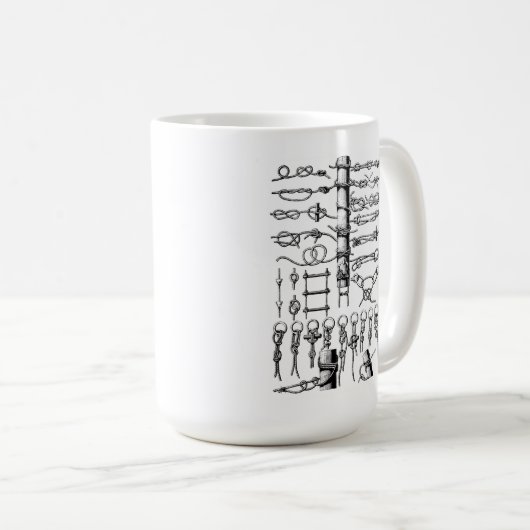 Nautical Knots Chart  Koffiemok (Voorkant rechts)