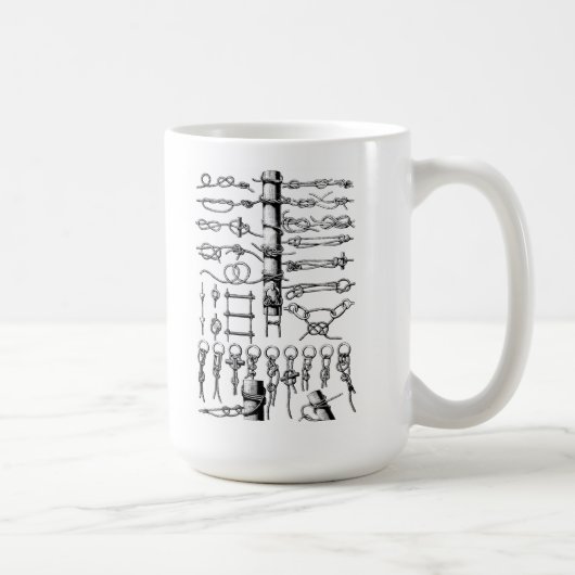 Nautical Knots Chart Koffiemok (Rechts)