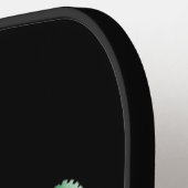 Nautical Kraken Pirate Skull Green Octopus Pickleball Paddle (Links Detail)