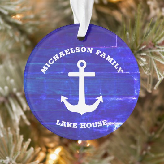 Nautical Lake House Ornament (Boom)