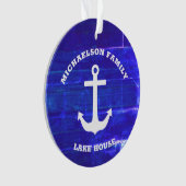 Nautical Lake House Ornament (voorkant)