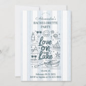 Nautical Lake Weekend Bachelorette Itinerary Kaart (Voorkant)