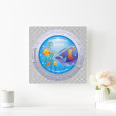 Nautical Large Clock Vierkante Klok (Huis)