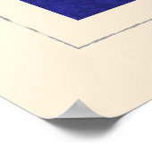 Nautical Letter "J" Signaalvlag Poster (Hoek)