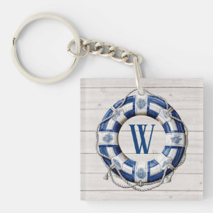 Nautical Life Buoy versie 2 Sleutelhanger