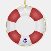 Nautical Life-conserveraar Keramisch Ornament (Achterkant)