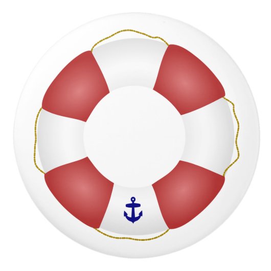 Nautical Life-conserveraar Keramische Knop (Voorkant)