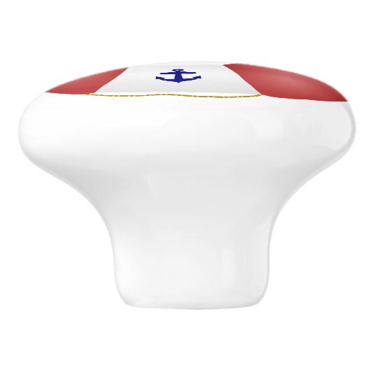 Nautical Life-conserveraar Keramische Knop (Zijkant)