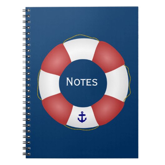 Nautical Life-conserveraar Notitieboek (Voorkant)