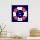 Nautical Life-conserveraar Poster (Keuken)