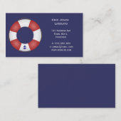 Nautical Life-conserveraar Visitekaartje (Voorkant / Achterkant)