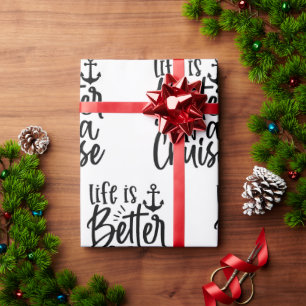 Nautical Life is beter op een cruise thema Cadeaupapier