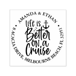 Nautical Life is beter op een cruise thema Zelfinktende Stempel