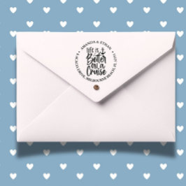 Nautical Life is beter op een cruise thema Zelfinktende Stempel