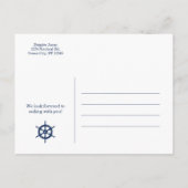 Nautical Life Saver Datum de Datum Kaart (Achterkant)