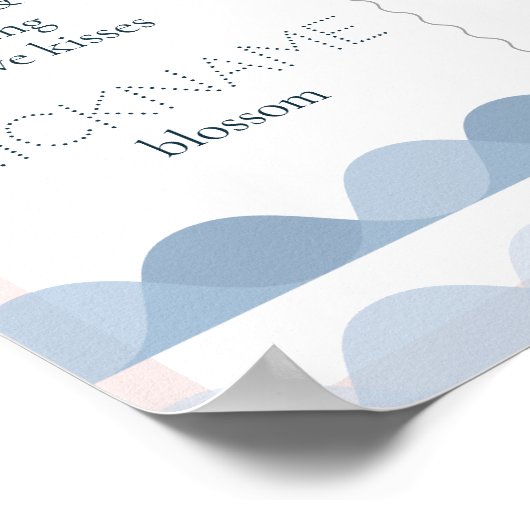 Nautical Lighthouse 1st Birthday Milestone Poster (Hoek)